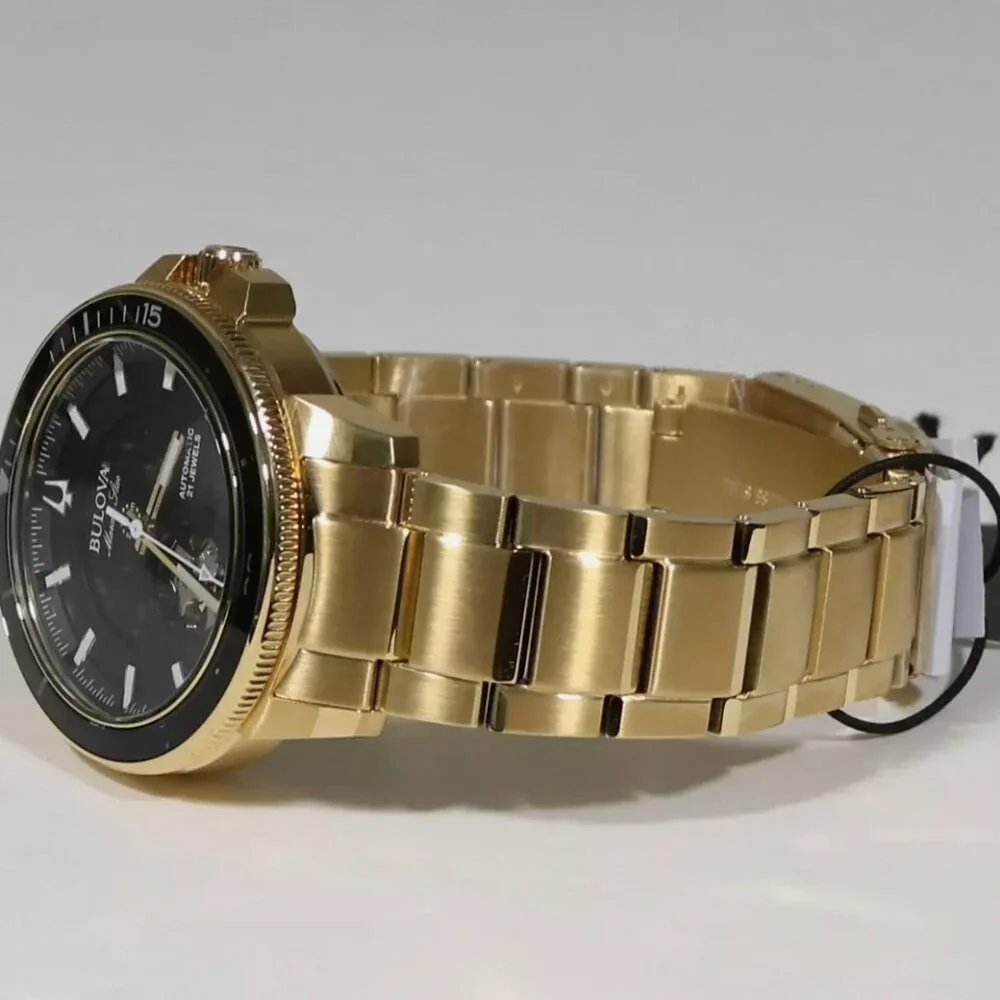 Bulova black dial